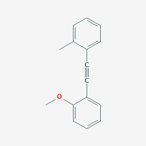 1-Methoxy-2-[(2-methylphenyl)ethynyl]benzene