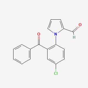 1-(2-Benzoyl-4-chlorophenyl)-1H-pyrrole-2-carbaldehyde