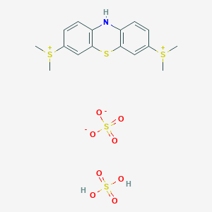 (7-dimethylsulfonio-10H-phenothiazin-3-yl)-dimethylsulfanium;sulfuric acid;sulfate