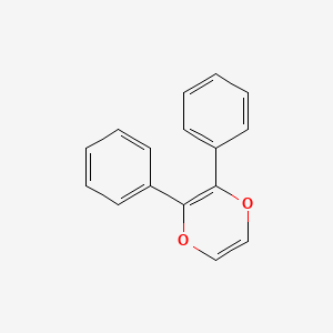 molecular formula C16H12O2 B14505077 2,3-Diphenyl-1,4-dioxine CAS No. 63028-26-2