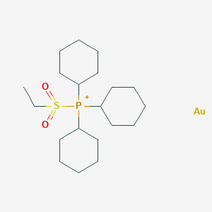 Gold;tricyclohexyl(ethylsulfonyl)phosphanium