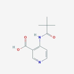 molecular formula C11H14N2O3 B145052 4-(2,2-二甲基丙酰胺基)吡啶-3-羧酸 CAS No. 125867-31-4