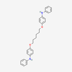 N,N'-[Hexane-1,6-diylbis(oxy-4,1-phenylene)]dianiline