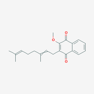 2-(3,7-Dimethylocta-2,6-dien-1-YL)-3-methoxynaphthalene-1,4-dione