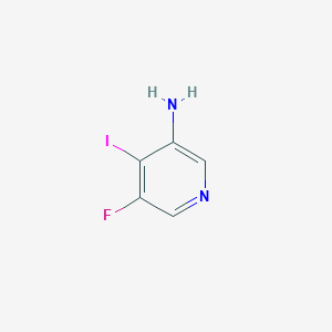 molecular formula C5H4FIN2 B1450527 5-氟-4-碘吡啶-3-胺 CAS No. 1350475-29-4