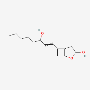 6-(3-Hydroxyoct-1-EN-1-YL)-2-oxabicyclo[3.2.0]heptan-3-OL