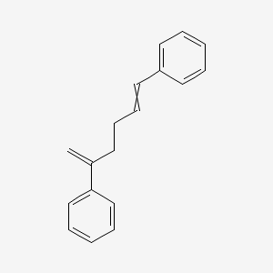 Benzene, 1,1'-(5-methylene-1-pentene-1,5-diyl)bis-