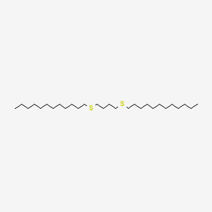 1-{[4-(Dodecylsulfanyl)butyl]sulfanyl}dodecane