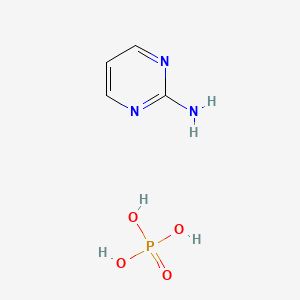 Phosphoric acid;pyrimidin-2-amine