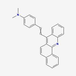 4-(2-benzo[c]acridin-7-ylethenyl)-N,N-dimethylaniline