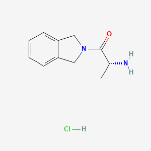 B1450541 (2R)-2-amino-1-(2,3-dihydro-1H-isoindol-2-yl)propan-1-one hydrochloride CAS No. 1807901-39-8