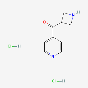 B1450548 Azetidin-3-yl(pyridin-4-yl)methanone dihydrochloride CAS No. 2098025-56-8