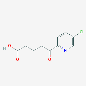 molecular formula C10H10ClNO3 B1450550 5-(5-Chloropyridin-2-yl)-5-oxopentanoic acid CAS No. 1803611-25-7
