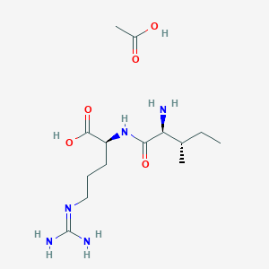 molecular formula C14H29N5O5 B1450564 H-Ile-Arg-OH Acetate CAS No. 55715-01-0