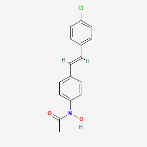 4'-Chloro-trans-4-(N-hydroxyacetamido)stilbene