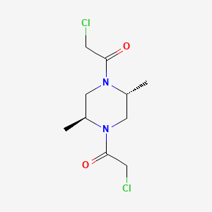 1,1'-[(2R,5S)-2,5-Dimethylpiperazine-1,4-diyl]bis(2-chloroethan-1-one)