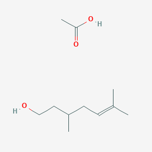 Acetic acid;3,6-dimethylhept-5-en-1-ol