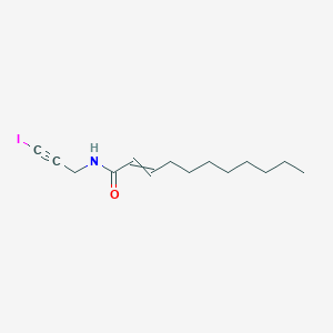 N-(3-Iodoprop-2-YN-1-YL)undec-2-enamide