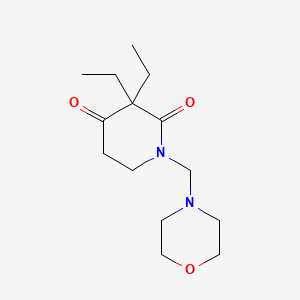 3,3-Diethyl-1-[(morpholin-4-yl)methyl]piperidine-2,4-dione