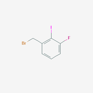 molecular formula C7H5BrFI B1450578 3-氟-2-碘苄基溴 CAS No. 1261675-04-0