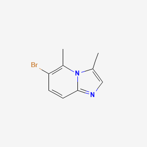 molecular formula C9H9BrN2 B1450581 6-溴-3,5-二甲基咪唑并[1,2-a]吡啶 CAS No. 1545482-60-7