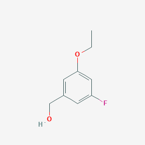 molecular formula C9H11FO2 B1450591 3-乙氧基-5-氟苄醇 CAS No. 1443324-36-4