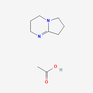 Acetic acid;2,3,4,6,7,8-hexahydropyrrolo[1,2-a]pyrimidine