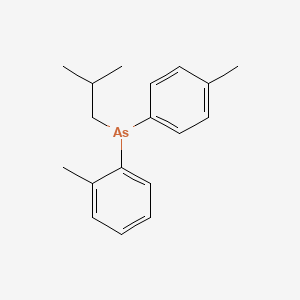 (2-Methylphenyl)(4-methylphenyl)(2-methylpropyl)arsane