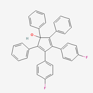 3,4-Bis(4-fluorophenyl)-1,2,5-triphenylcyclopenta-2,4-dien-1-ol