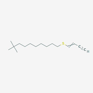 1-[(But-1-en-3-yn-1-yl)sulfanyl]-9,9-dimethyldecane