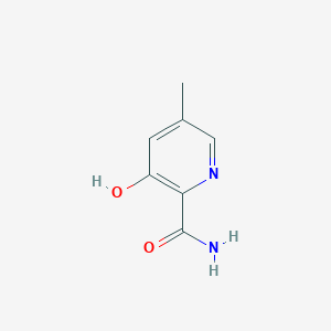 molecular formula C7H8N2O2 B1450630 3-Hydroxy-5-methylpicolinamide CAS No. 1849298-65-2
