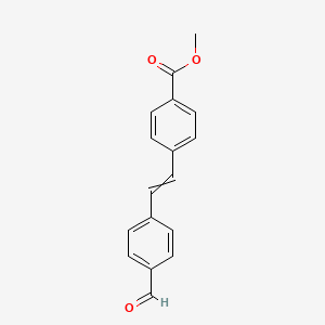 Methyl 4-[2-(4-formylphenyl)ethenyl]benzoate