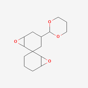 4-(1,3-Dioxan-2-yl)-7,7'-dioxa-2,2'-spirobi[bicyclo[4.1.0]heptane]