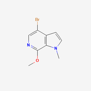 B1450640 4-bromo-7-methoxy-1-methyl-1H-pyrrolo[2,3-c]pyridine CAS No. 2103352-52-7