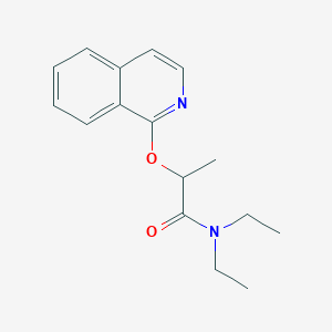 N,N-Diethyl-2-[(isoquinolin-1-yl)oxy]propanamide