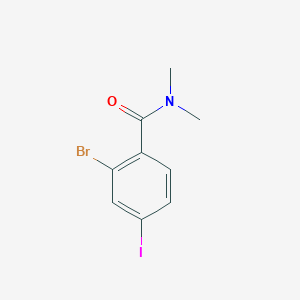 B1450643 2-Bromo-4-iodo-N,N-dimethylbenzamide CAS No. 1369843-16-2