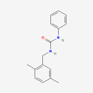 Urea, N-[(2,5-dimethylphenyl)methyl]-N'-phenyl-