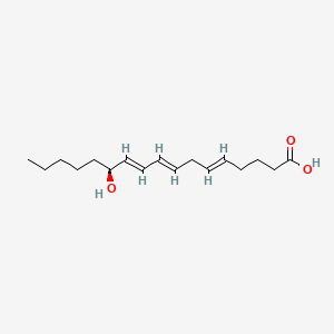 5,8,10-Heptadecatrienoic acid, 12-hydroxy-, (S)-