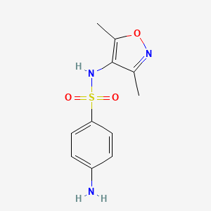 4-Amino-N-(3,5-dimethyl-1,2-oxazol-4-yl)benzene-1-sulfonamide