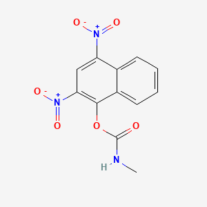 Carbamic acid, methyl-, 2,4-dinitro-1-naphthyl ester