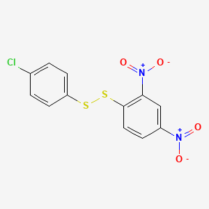 1-[(4-Chlorophenyl)disulfanyl]-2,4-dinitrobenzene