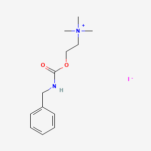 Choline, iodide, benzylcarbamate