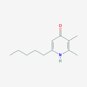 2,3-Dimethyl-6-pentylpyridin-4(1H)-one