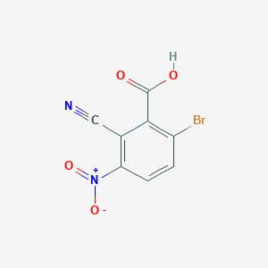 B1450679 6-Bromo-2-cyano-3-nitrobenzoic acid CAS No. 1805520-19-7