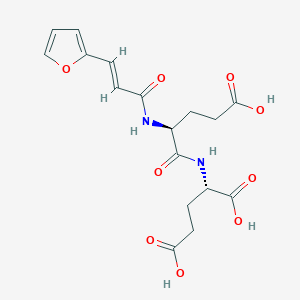 molecular formula C17H20N2O9 B1450681 N-酰基-L-谷氨酰-L-谷氨酸 CAS No. 1374423-90-1