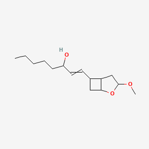 1-(3-Methoxy-2-oxabicyclo[3.2.0]heptan-6-yl)oct-1-en-3-ol