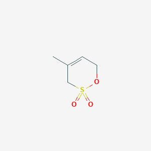 4-Methyl-3,6-dihydro-2H-1,2lambda~6~-oxathiine-2,2-dione