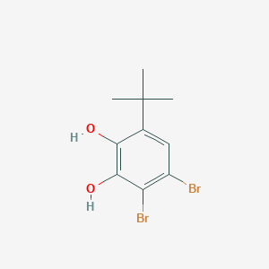 3,4-Dibromo-6-tert-butylbenzene-1,2-diol