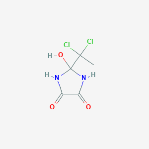 2-(1,1-Dichloroethyl)-2-hydroxyimidazolidine-4,5-dione