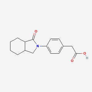 [4-(1-Oxooctahydro-2h-isoindol-2-yl)phenyl]acetic acid